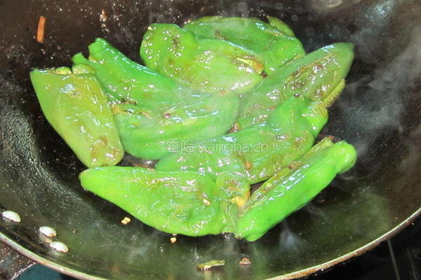 煎辣椒烧豆腐丝的做法图解7