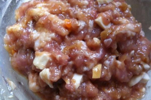 鹹蛋冬菜蒸肉餅的做法图解2