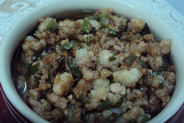 榨菜肉末蒸豆腐的做法图解5