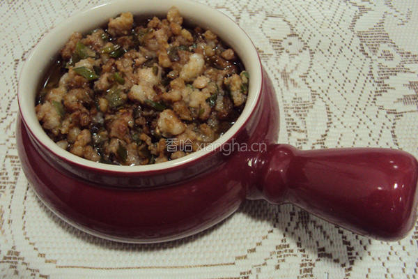 榨菜肉末蒸豆腐的做法图解7