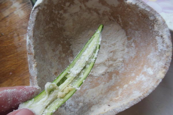 肉酿秋葵的做法图解7