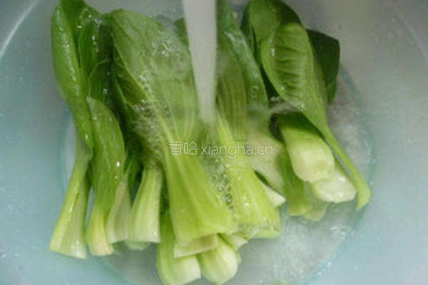 开洋香干炒青菜的做法图解3