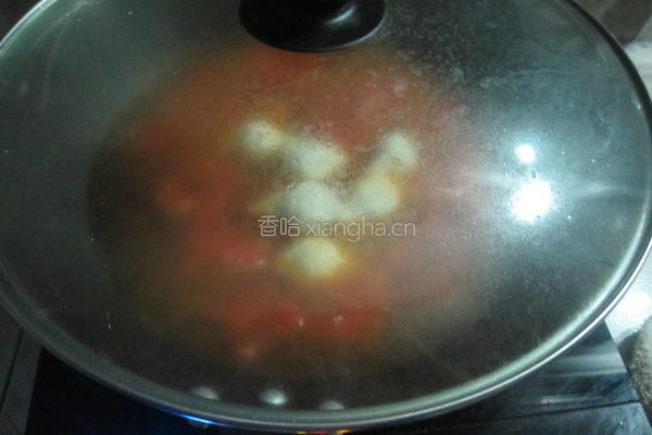 西红柿鱼丸汤面的做法图解8