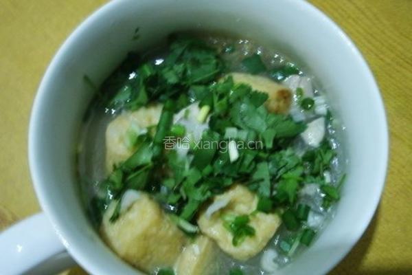 油豆泡粉丝鸡汤的做法图解13
