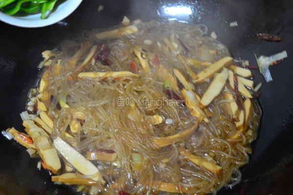 香干炒粉条的做法图解10