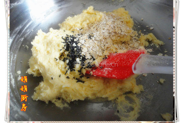 营养燕麦片小酥饼的做法图解7