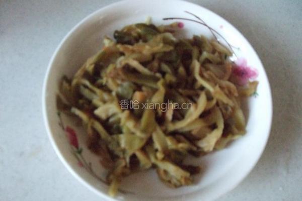 榨菜豆干炒肉丝的做法图解3