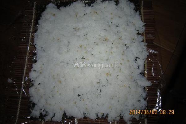 鲣鱼肉松寿司的做法图解9