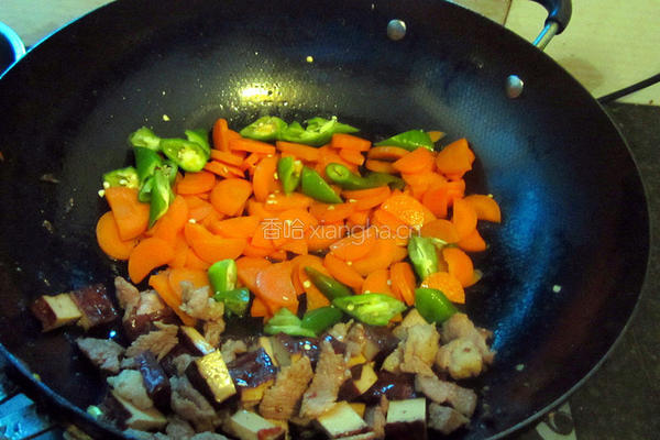 卤香干炒肉的做法图解6