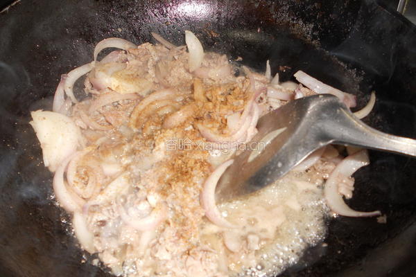 孜香葱爆羊肉卷的做法图解7