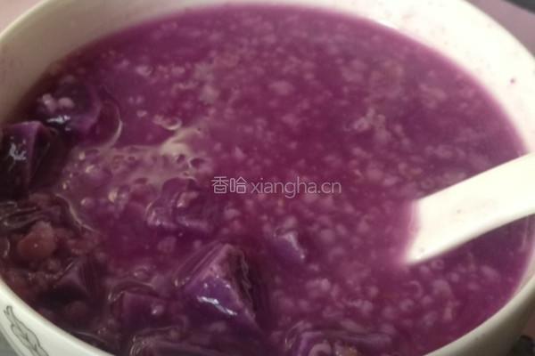 紫薯燕麦片的做法图解5