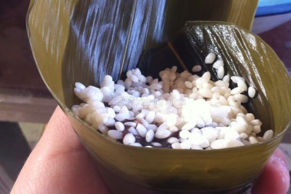 豆沙蜜枣棕的做法图解3