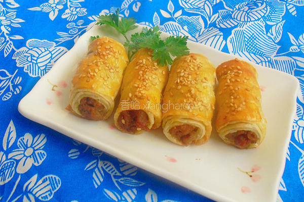 烤孜然羊肉卷的做法图解9
