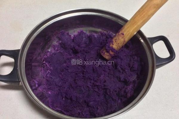 紫薯玫瑰花的做法图解1