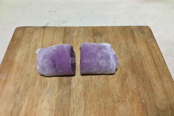 紫薯玫瑰花的做法图解5