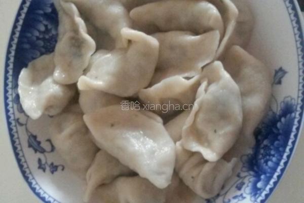 荠菜水饺的做法图解5