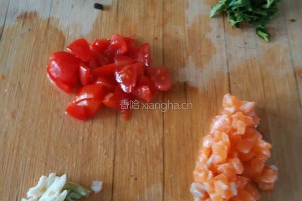 三文鱼彩色面的做法图解2