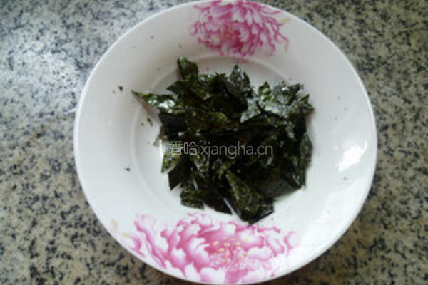 芝麻海苔花生仁的做法图解2