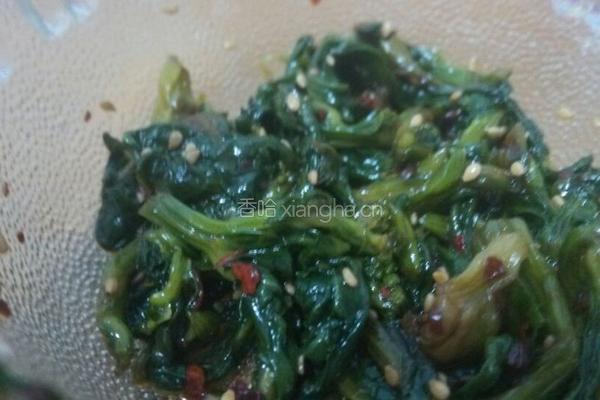 凉拌橄榄菜的做法图解4