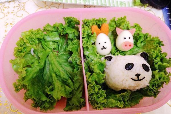 熊猫海鲜便当的做法图解15