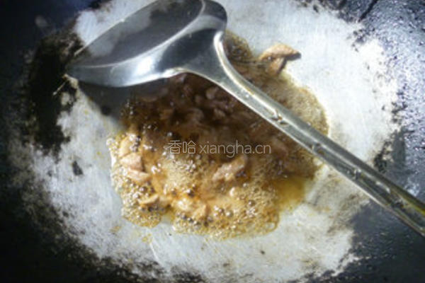 里脊肉香干炒双椒的做法图解6