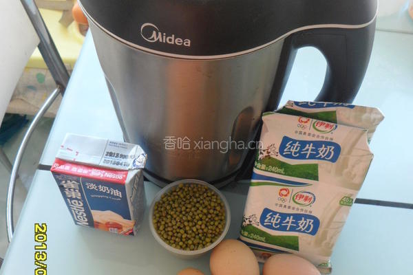 绿豆冰淇淋简易的做法图解1