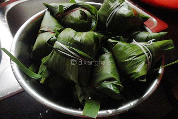 双豆蜜枣粽的做法图解8