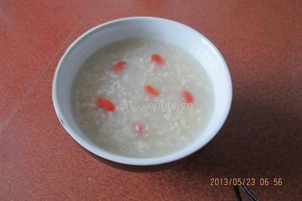 藕粉麦片粥的做法图解4