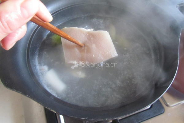 香干回锅肉的做法图解3