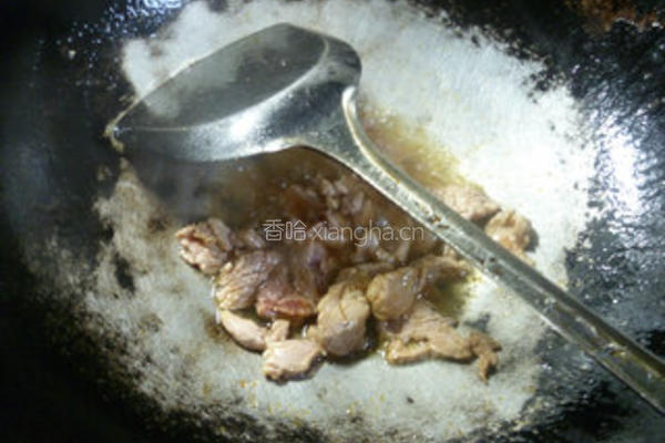 香干里脊肉炒莴笋的做法图解7