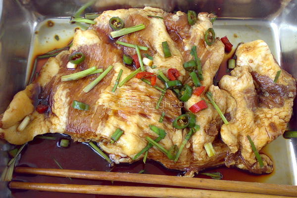 烤猪颈肉的做法图解3