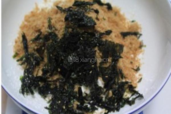 海苔肉松饼干的做法图解4