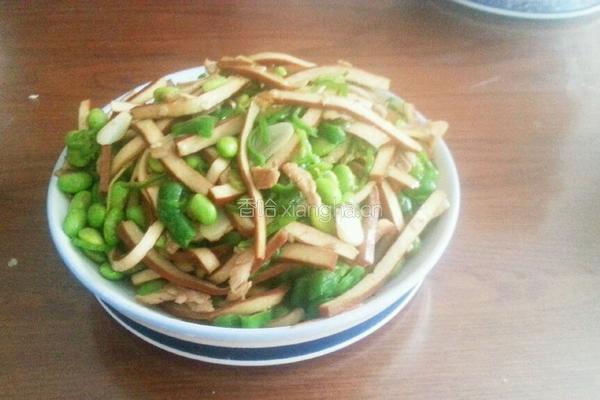 毛豆香干青椒肉丝的做法图解11