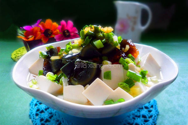 皮蛋豆腐