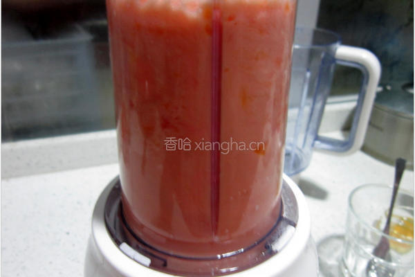 番茄蜂蜜汁的做法图解3