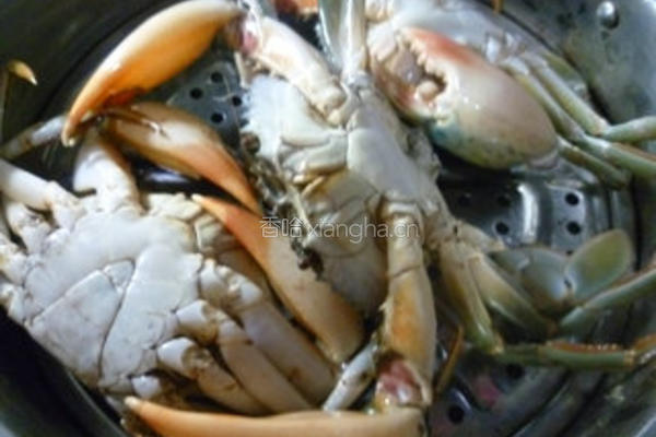 清蒸青蟹的做法图解9