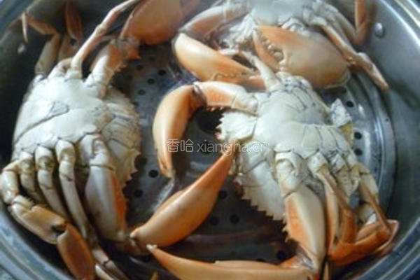 清蒸青蟹的做法图解11