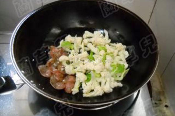 腊味菜花粉丝煲的做法图解6