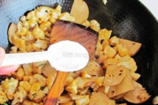 干锅花菜的做法图解8