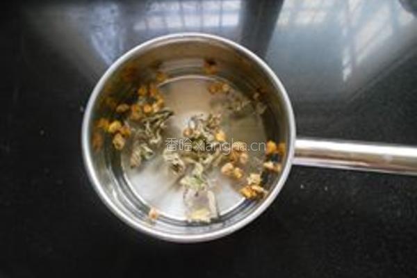 薄荷菊花茶的做法图解4