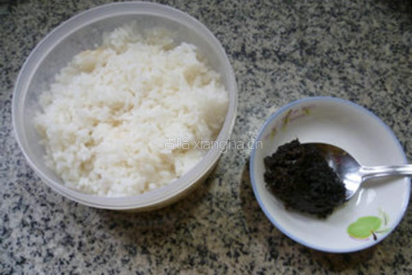 橄榄菜炒饭的做法图解1
