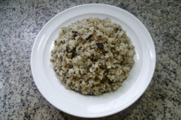 橄榄菜炒饭的做法图解7
