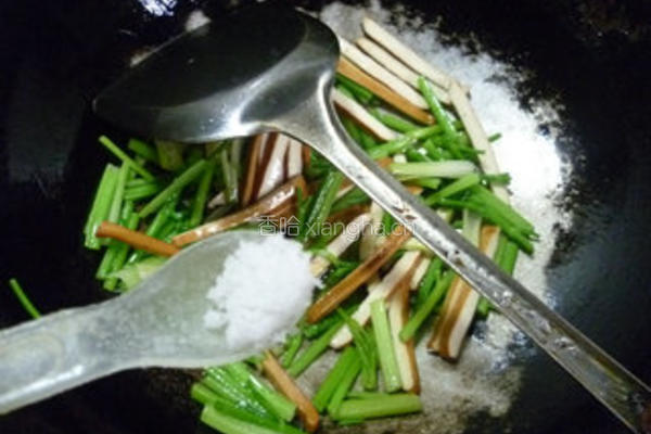 芹菜炒香干的做法图解6