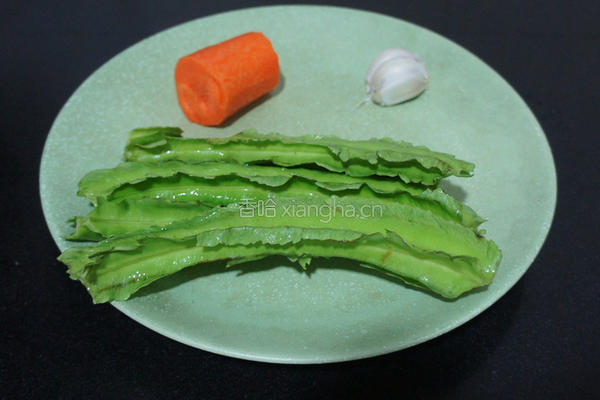素炒四棱豆的做法图解1
