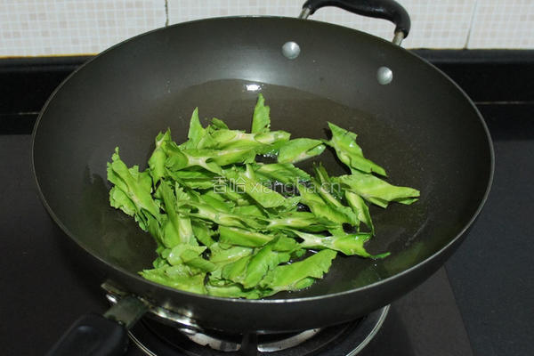 素炒四棱豆的做法图解3