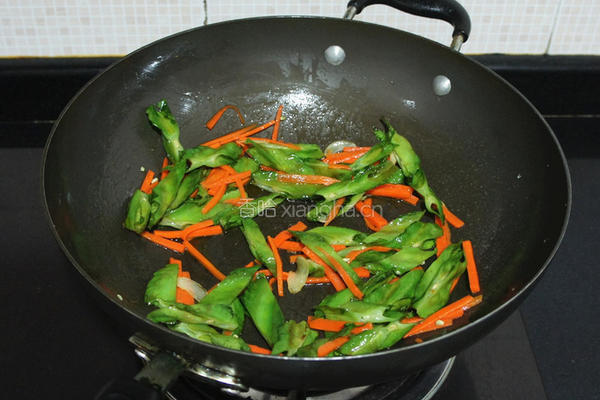 素炒四棱豆的做法图解7