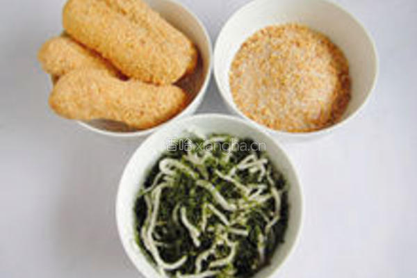 海苔什锦春卷的做法图解3