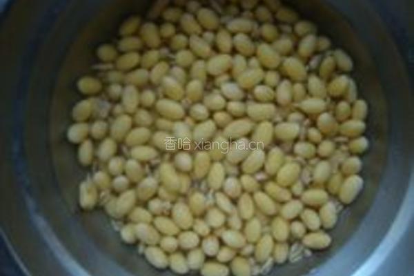 麦片豆浆的做法图解1