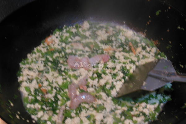 茼蒿虾仁小豆腐的做法图解13
