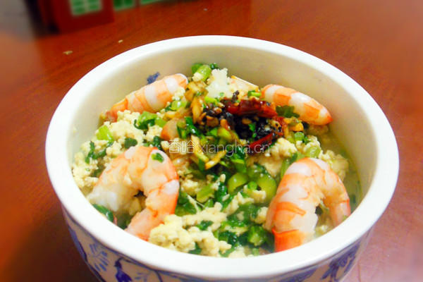 茼蒿虾仁小豆腐的做法图解18